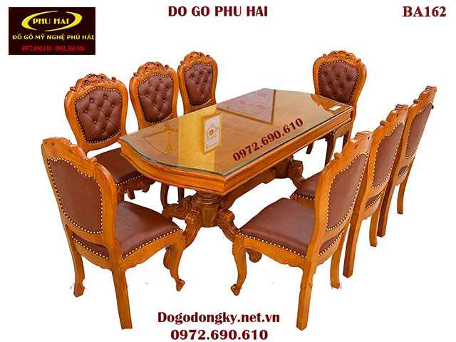 Bộ Bàn Ghế Ăn Đẹp Mẫu Hiện Đại 8 Ghế Siêu Vip 