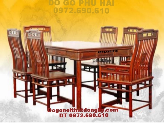 Bộ bàn ăn đẹp dogonoithatdongky.com BA49