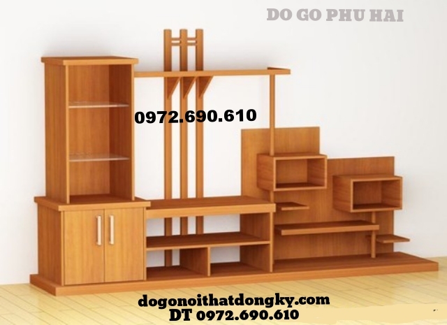 Tủ để tivi đẹp gỗ hương do go dong ky KTV23