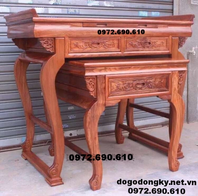 Mẫu Bàn thờ gỗ gụ đẹp dogodongky.net.vn ST82