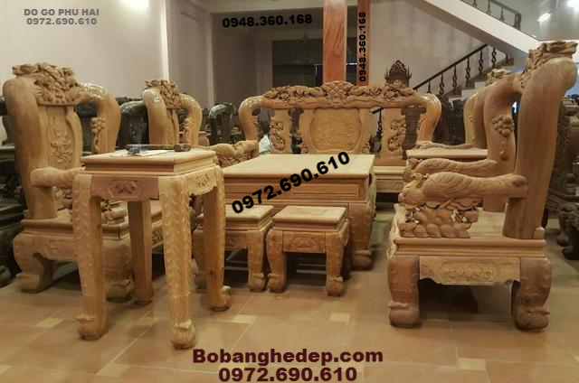 Bộ bàn ghế gỗ hương đẹp cho Đại gia ⓪⑨⑦(2)⑥⑨⓪⑥...