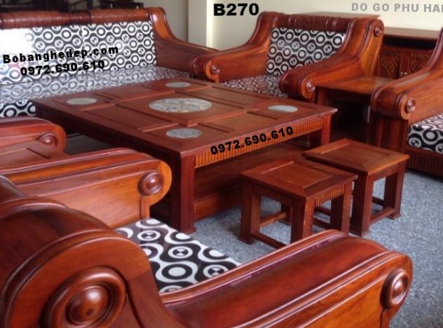 01 Bộ bàn ghế gỗ đinh hương đẹp Kiểu Dáng Hiện Đại B270...