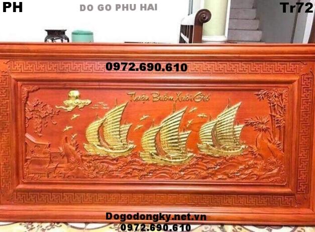 Tranh Thuận Buồm Xuôi Gió, Tranh Gỗ Phong Thủy Tr72