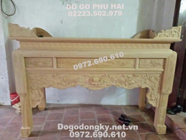 Bàn Thờ Gỗ Đẹp Giá Rẻ Dogodongky.net.vn ST113