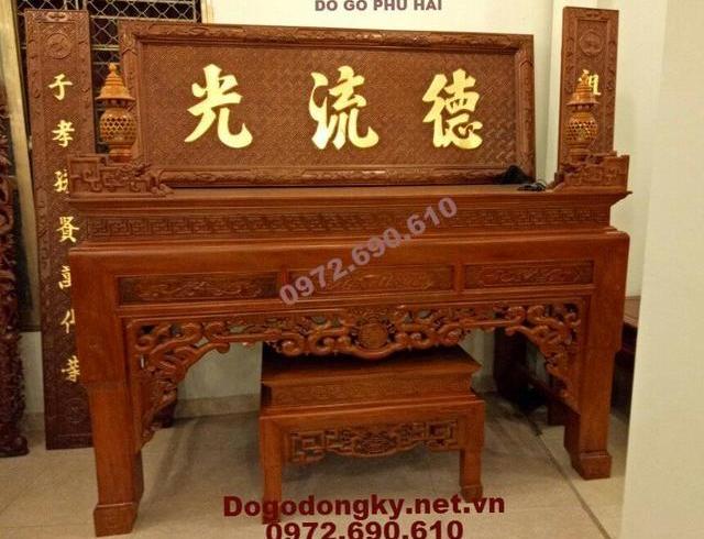 68 Bàn Thờ Gỗ Đẹp Giá Rẻ Cho Căn Hộ Nhỏ ST115