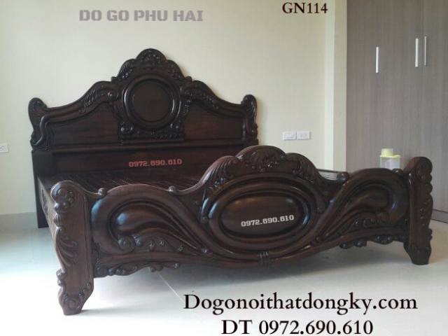 Giường Gỗ Đẹp, Giường Ngủ Gỗ Tốt Dogodongky.net.vn GN11...