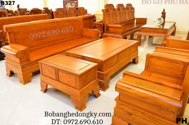 BỘ BÀN GHẾ GỖ Kiểu Dáng Hiện Đại Và Sang Trọng B327