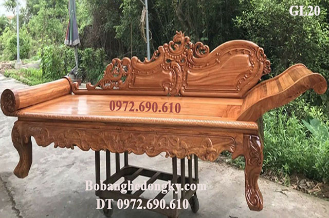Ghế Gỗ Nằm Thư Giãn Kiểu Sofa Mẫu Đẹp GL20