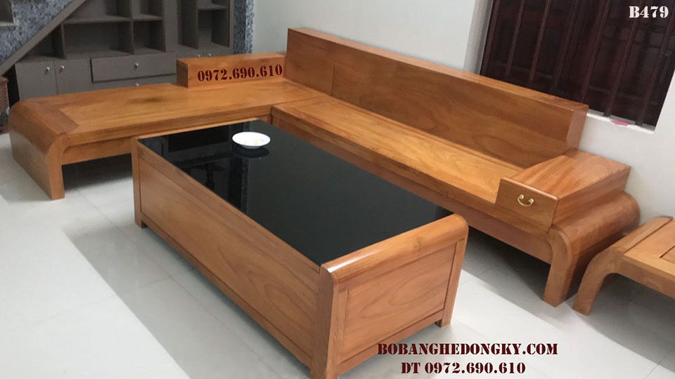 Sofa Góc Chữ L Đẹp Thương Hiệu Phú Hải Hiện Đại, Giá Rẻ B479