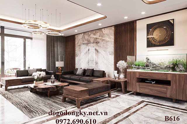 Nơi bán sofa gỗ ốc chó giá rẻ, uy tín, chất lượng nhất B61...