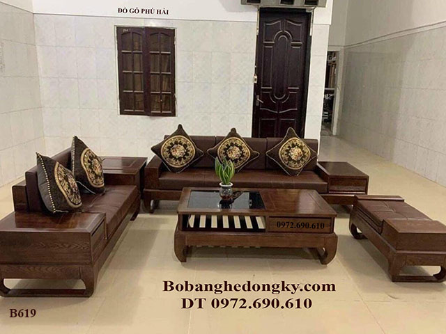 TOP Mẫu Bàn Ghế Sofa Phòng Khách Hiện Đại Giá Rẻ B619